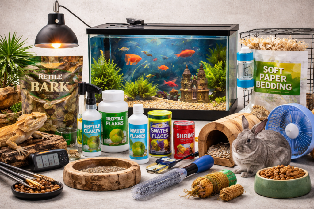 Supplies at Wabash River Reptiles and Aquatics